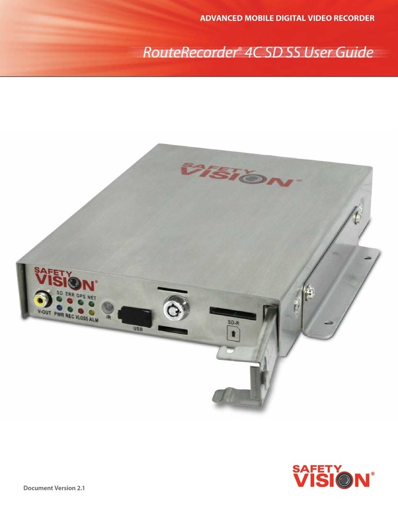 Safety Vision RouteRecorder 4C SD SS User manual