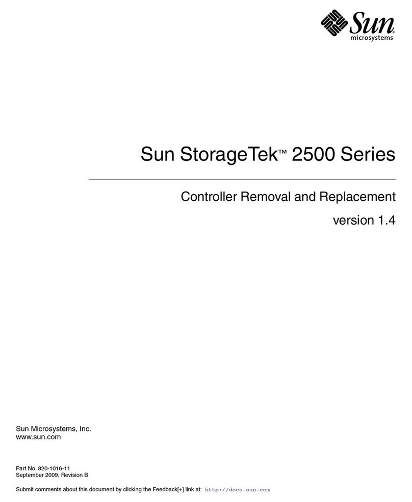 Sun Microsystems Sun StorageTek 2500 Series Removal and Replacement