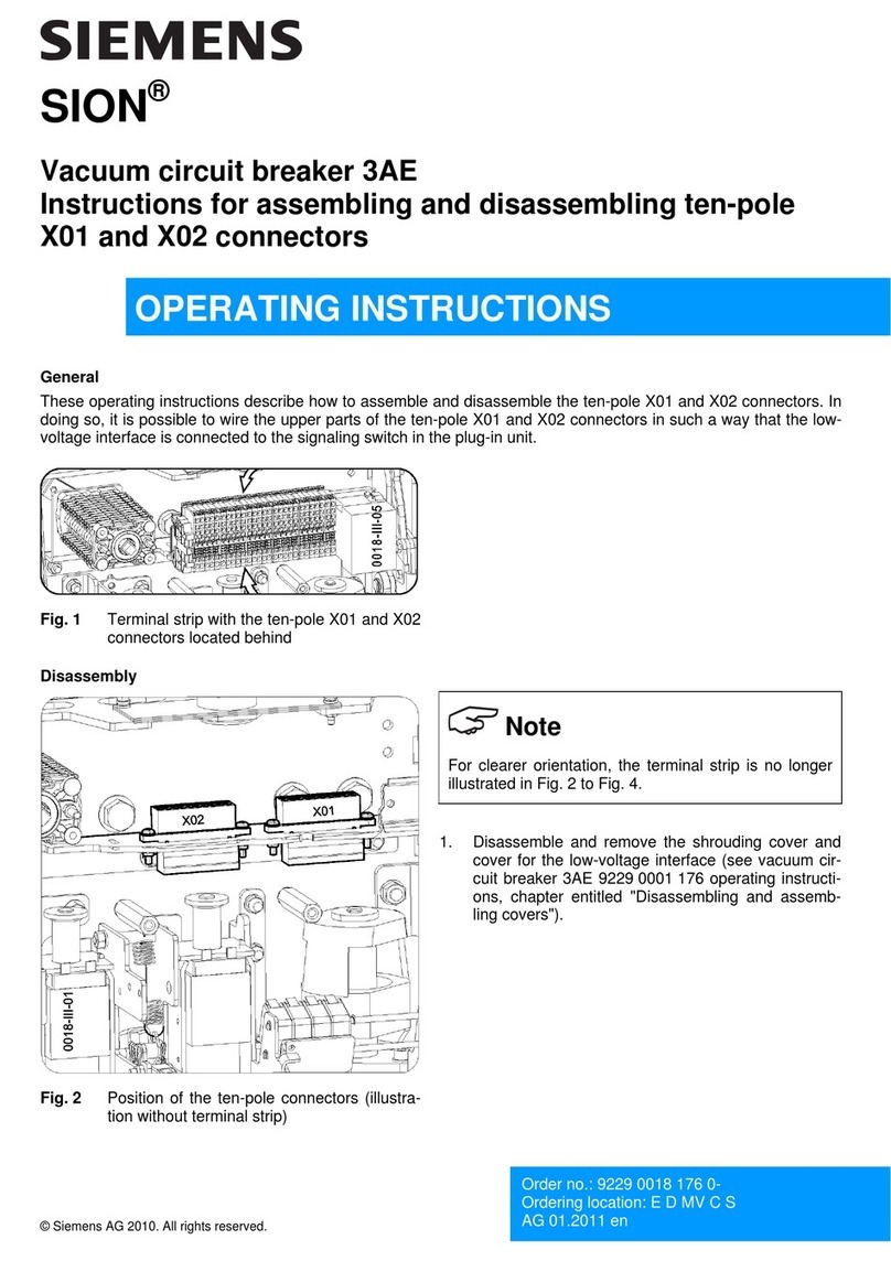 Siemens SION 3AE User manual