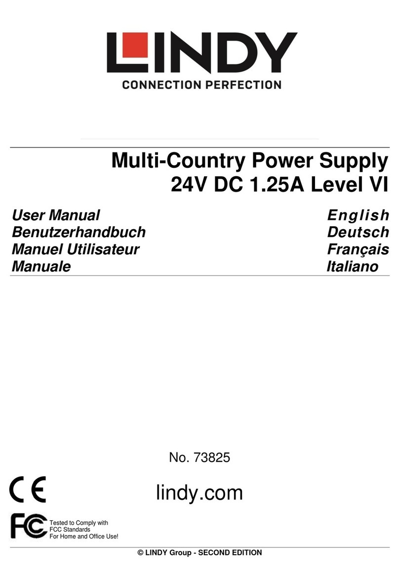 Lindy 73825 User manual