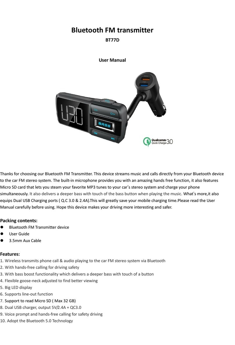 Sage BT77D user manual