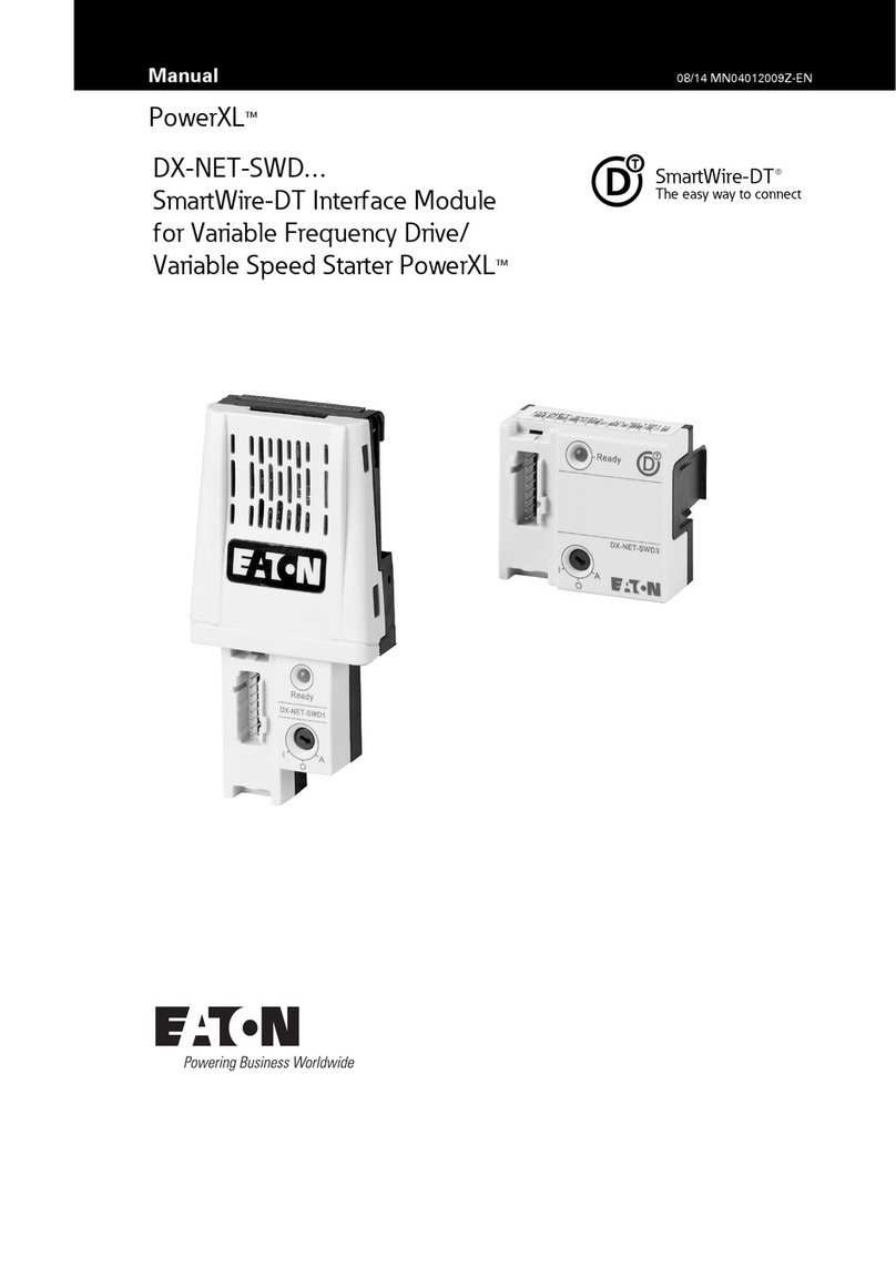 Eaton Power XL SmartWire-DT DX-NET-SWD Series User manual