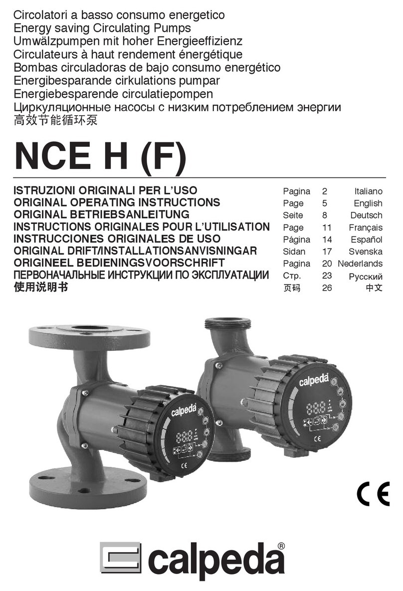 Calpeda NCE HF User manual