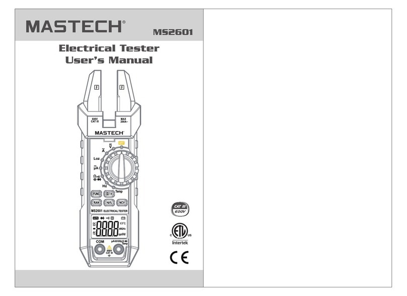 Mastech MS2601 user manual