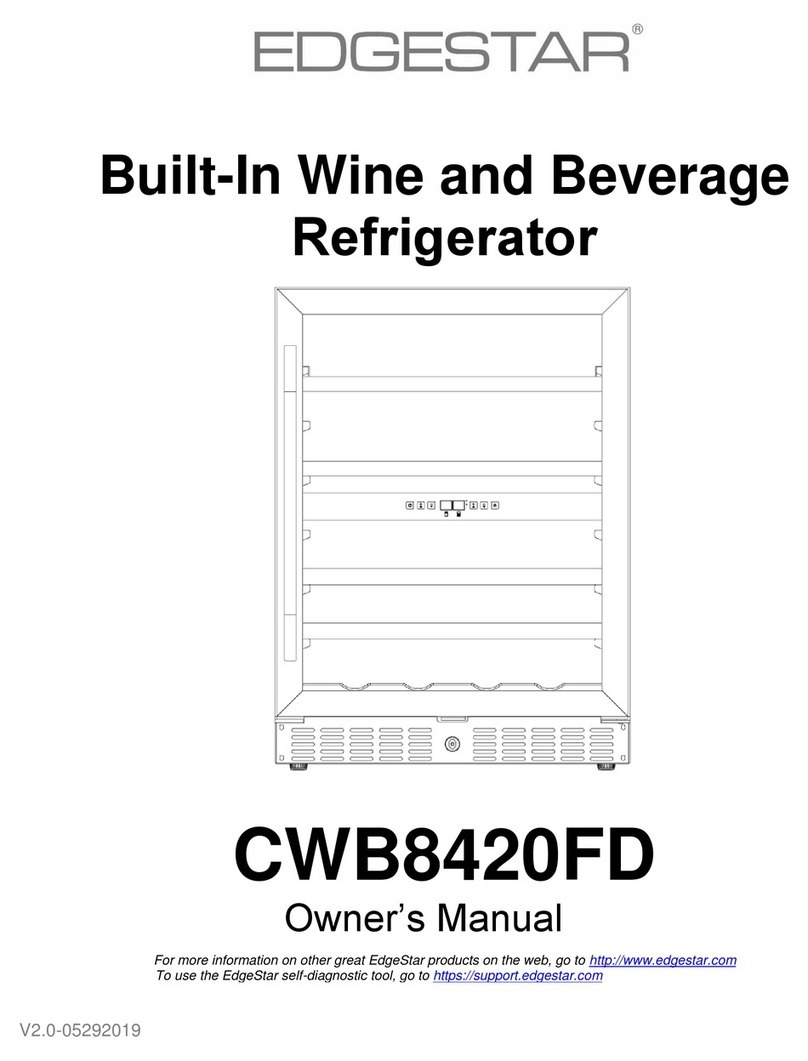 EdgeStar CWB8420FD owner's manual