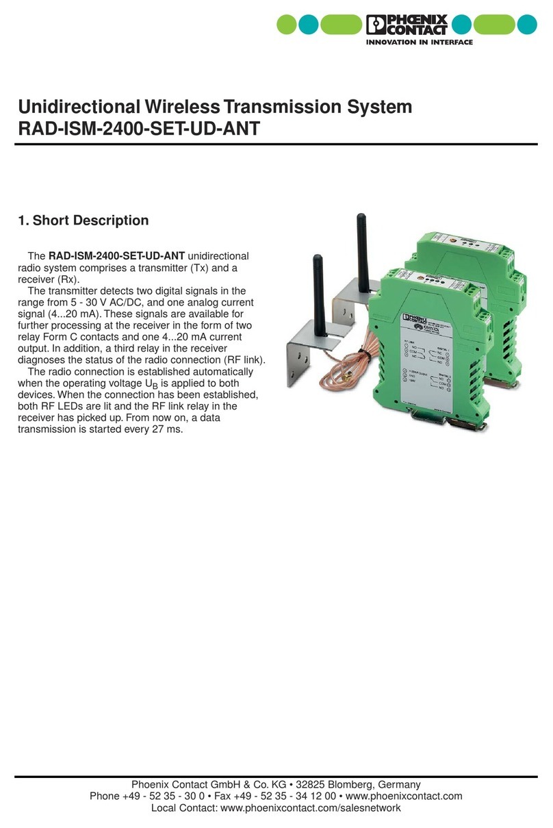 Phoenix Contact RAD-ISM-2400-SET-UD-ANT manual