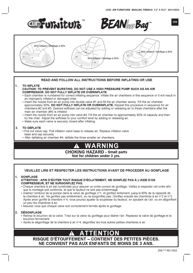 Intex Air Furniture BEANless Bag User manual