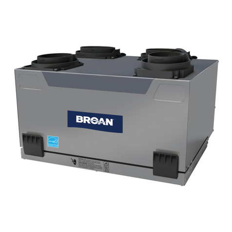 Broan ERV120T installation guide Broan ERV120T installation guide