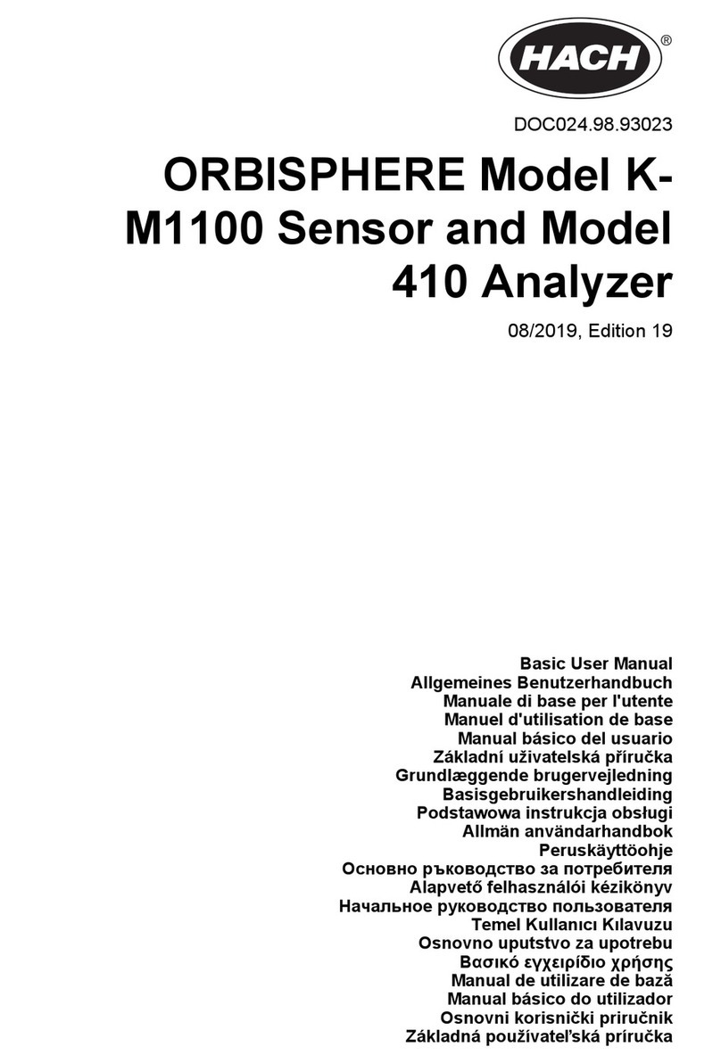 Hach ORBISPHERE K-M1100 Basic user manual Hach ORBISPHERE K-M1100 Basic user manual