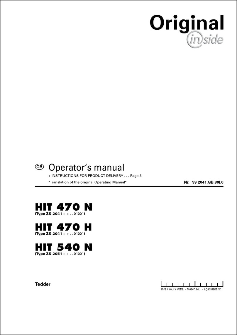 Pottinger HIT 470 N Operator's manual