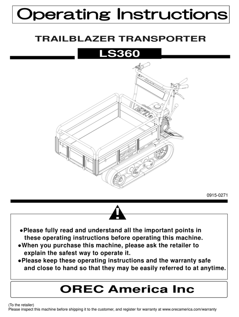 OREC America LS360 operating instructions OREC America LS360 operating instructions