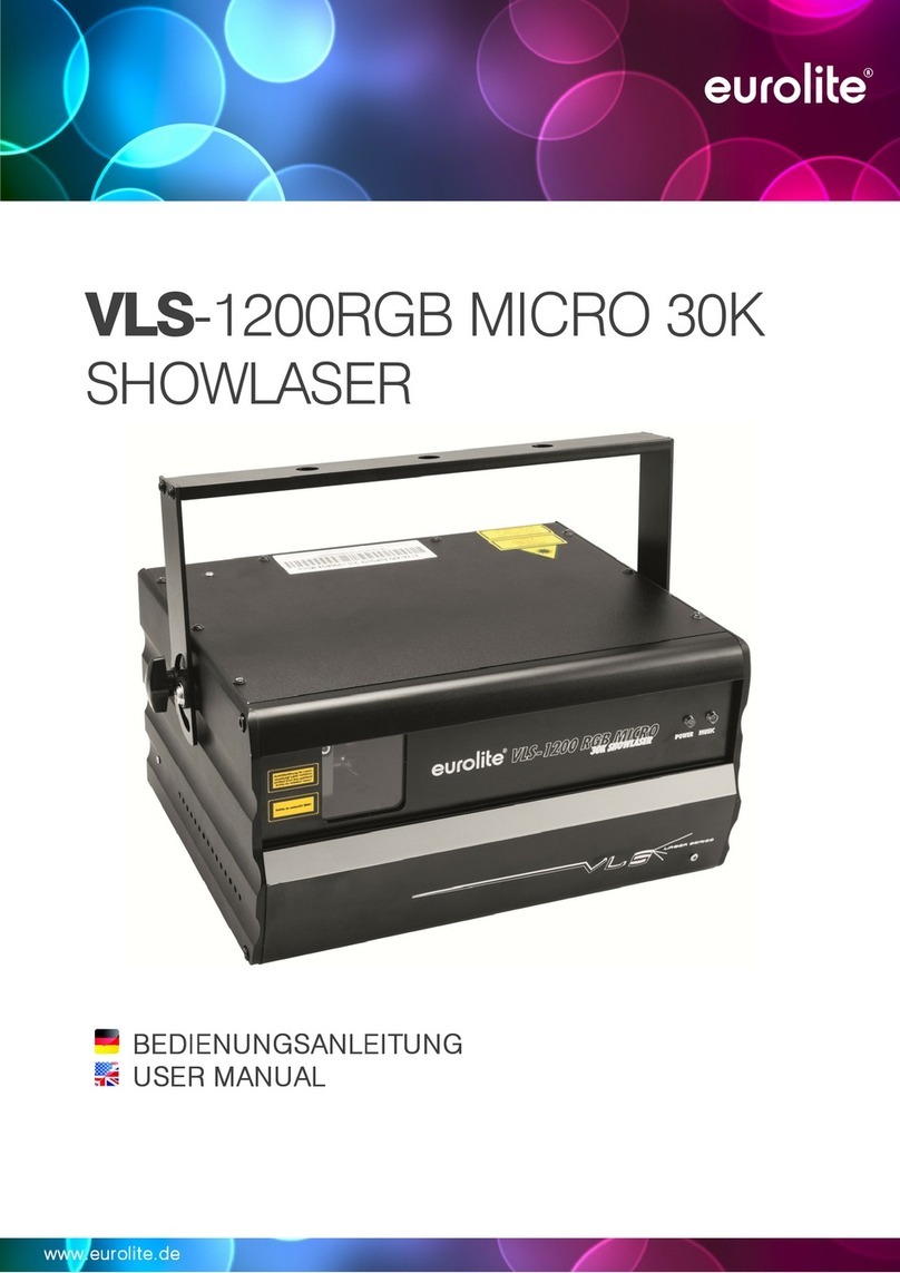 EuroLite VLS-1200RGB MICRO 30K user manual
