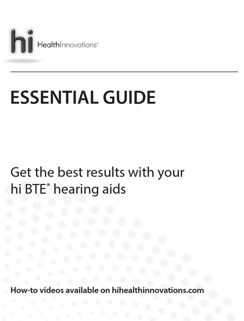 hi Health Innavations BTE Series ESSENTIALS GUIDE hi Health Innavations BTE Series ESSENTIALS GUIDE