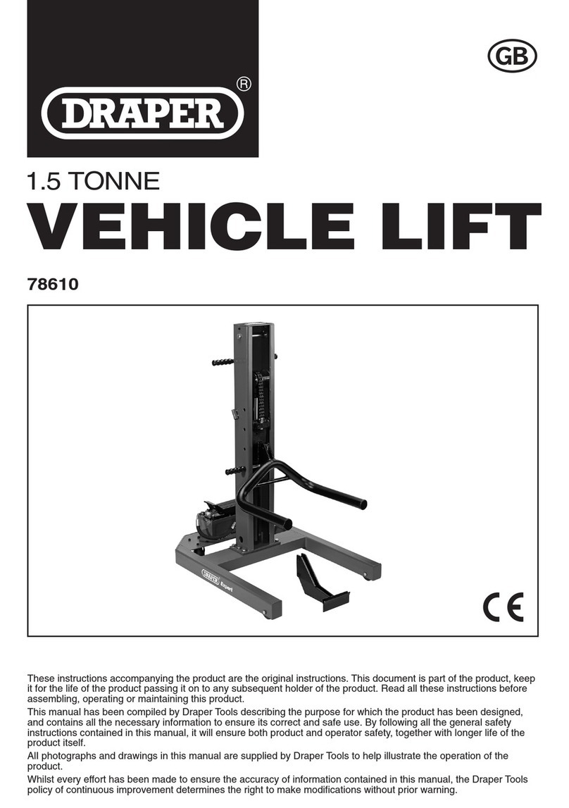 Draper 78610 User manual