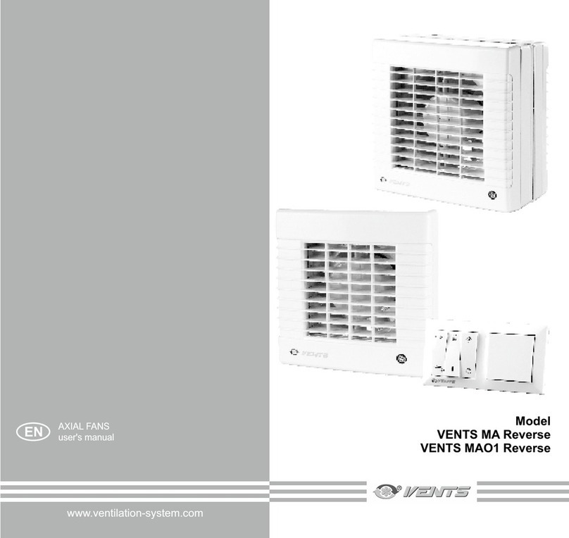 Vents MA Reverse User manual