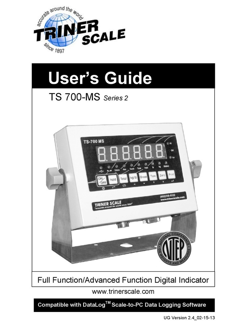 Triner Scale TS-700 MS user guide Triner Scale TS-700 MS user guide