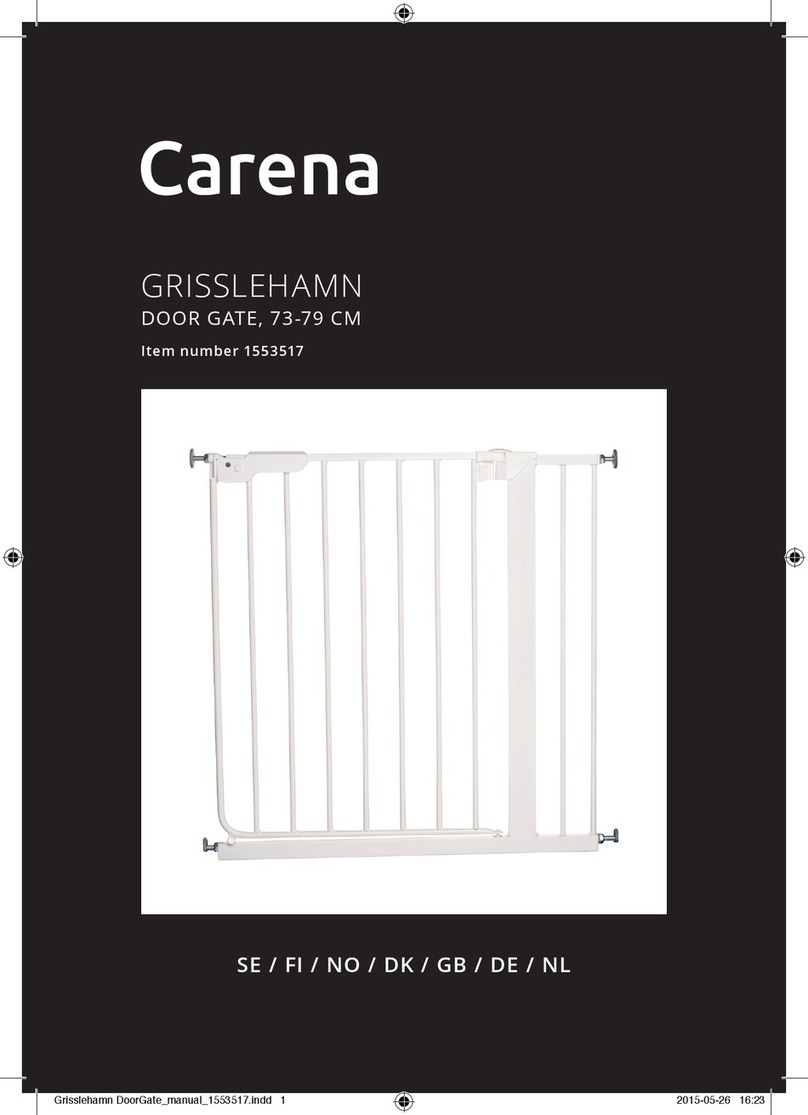 Carena GRISSLEHAMN DOOR GATE manual Carena GRISSLEHAMN DOOR GATE manual