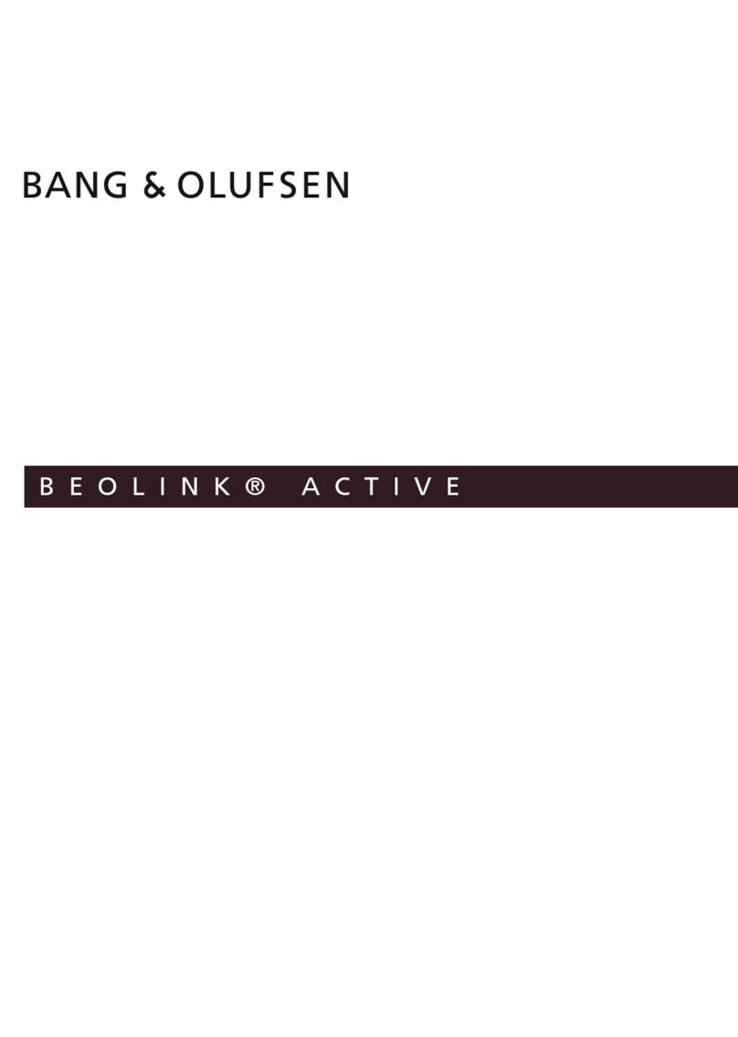 Bang & Olufsen BeoLink Active User manual