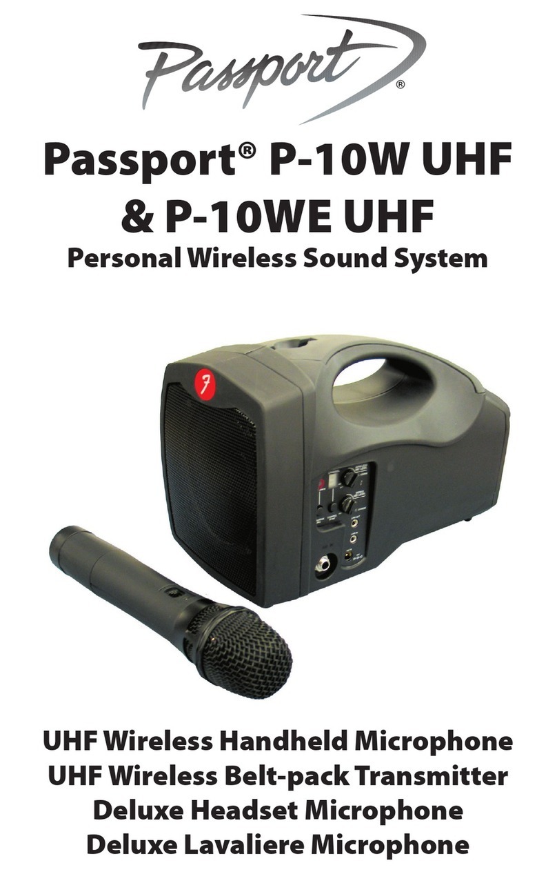 Passport P-10W UHF manual