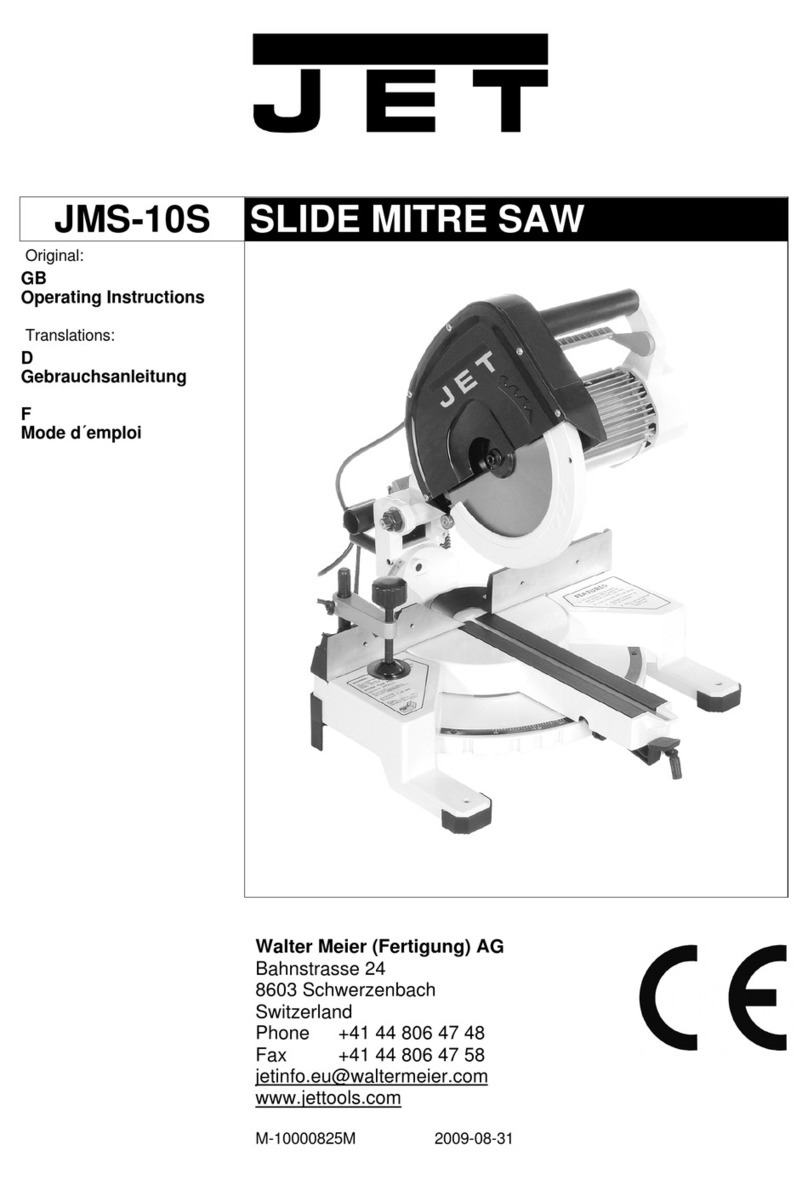 Jet JMS-10S User manual