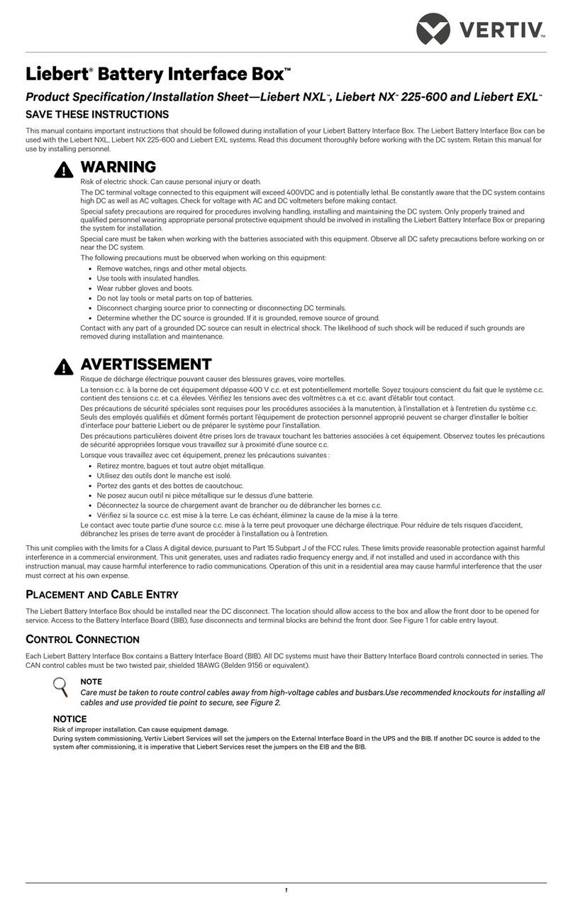 Vertiv Liebert NXL User manual Vertiv Liebert NXL User manual