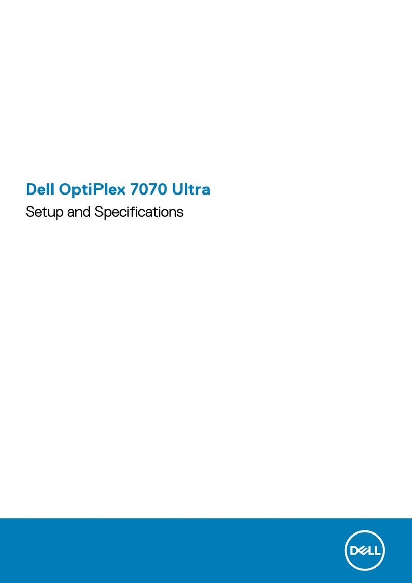 Dell OptiPlex 7070 Ultra Operation and maintenance manual