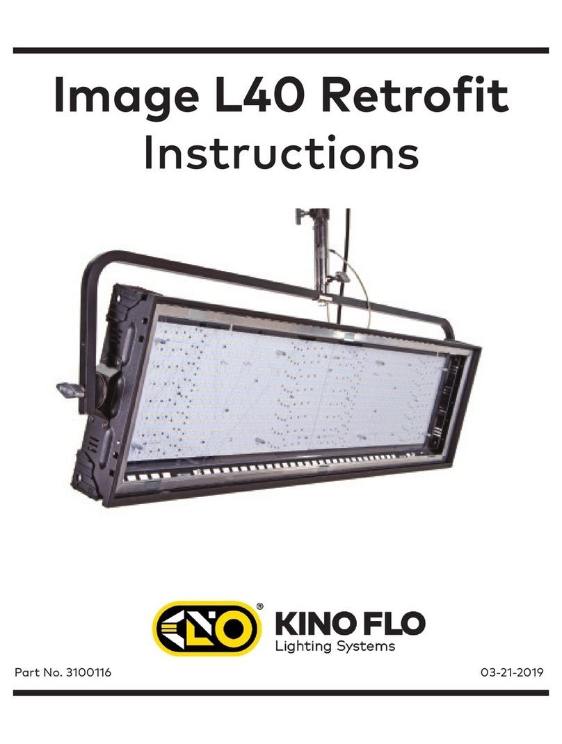 Kino Flo Image L40 Retrofit instructions