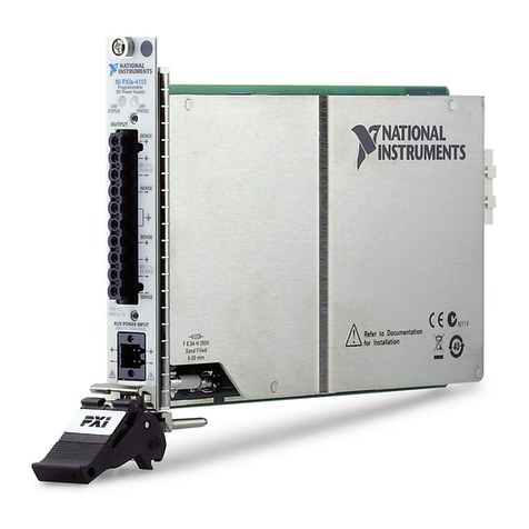 National Instruments NI PXIe-4112 User manual National Instruments NI PXIe-4112 User manual