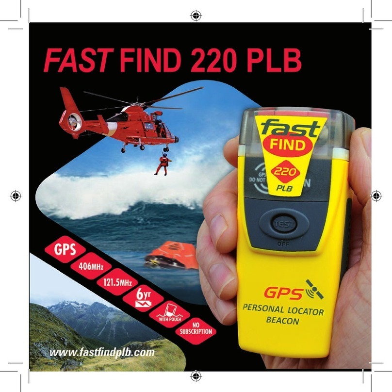 Orolia FAST FIND 220 PLB User manual