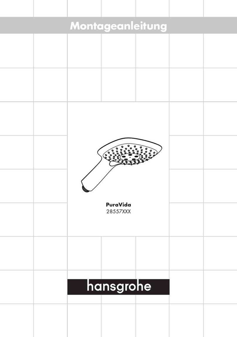 Hans Grohe AXOR PuraVida 28557 Series Assembly instruction