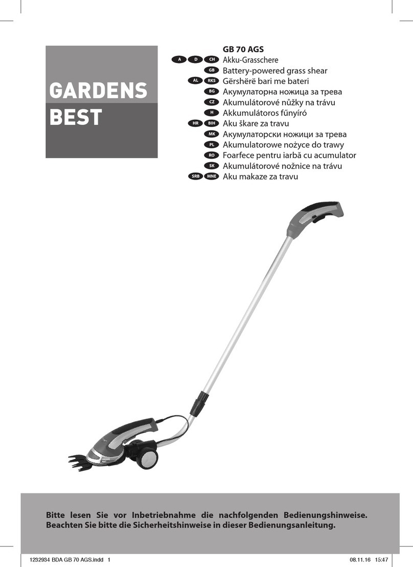Gardens Best GB 70 AGS operating manual