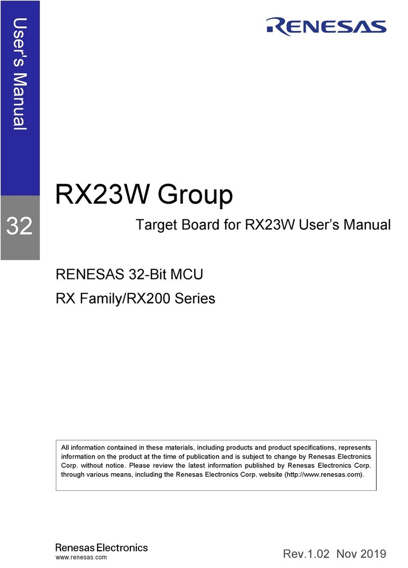 Renesas RX Series User manual