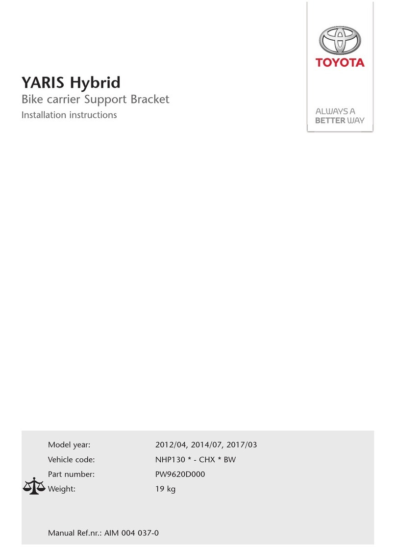 Toyota PW9620D000 User manual