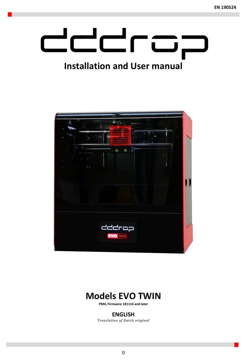 DDDrop EVO TWIN Installation and user manual