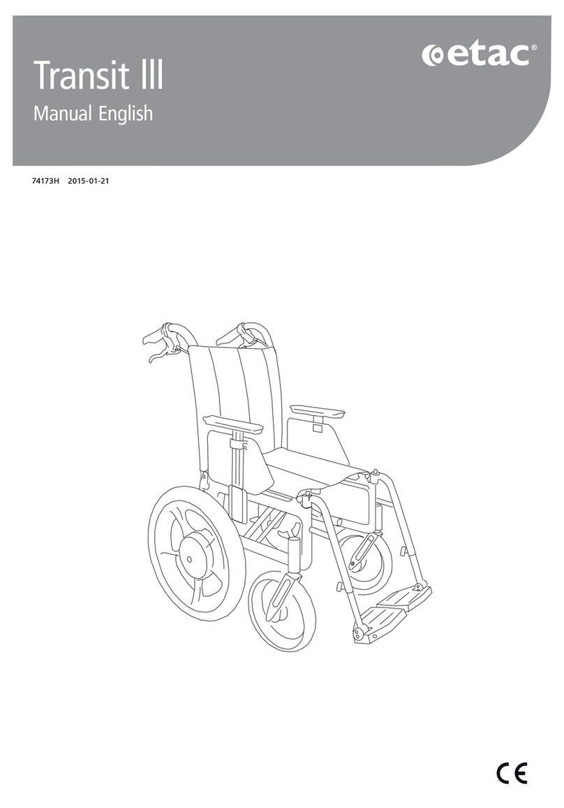 Etac Transit lll User manual