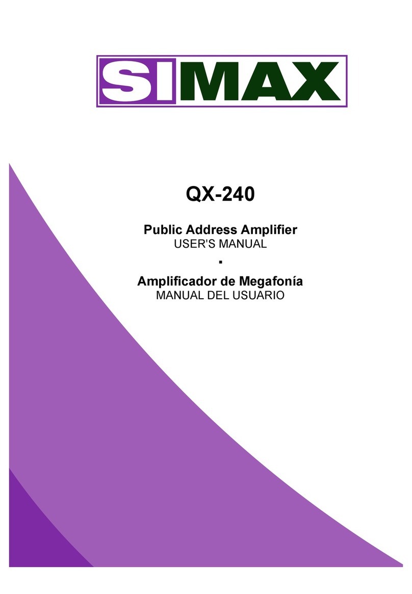 Simax QX-240 User manual