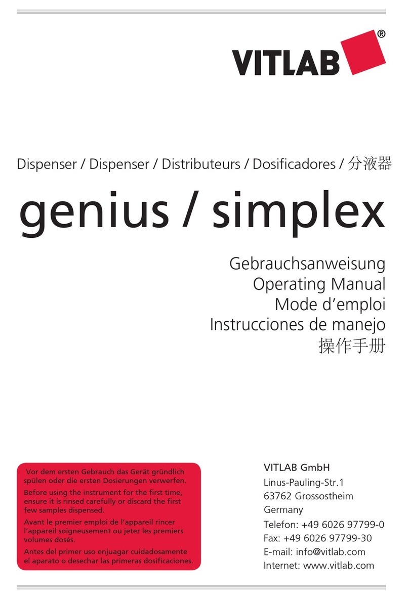 Vitlab genius operating manual