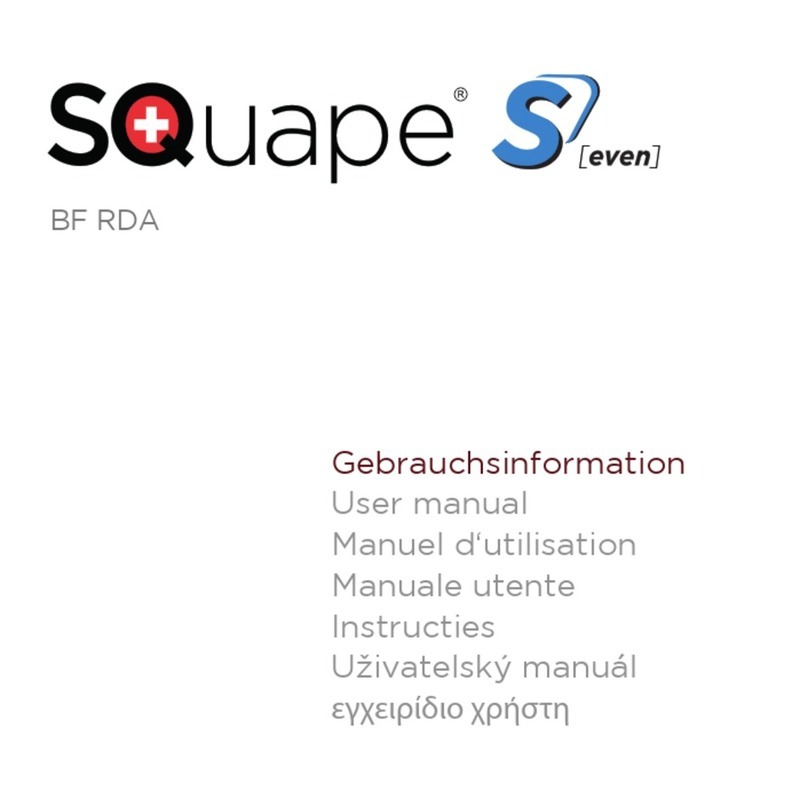 SQuape Seven BF RDA User manual