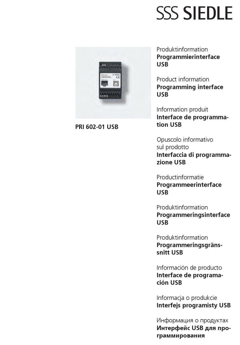 SSS Siedle PRI 602-01 USB Product information