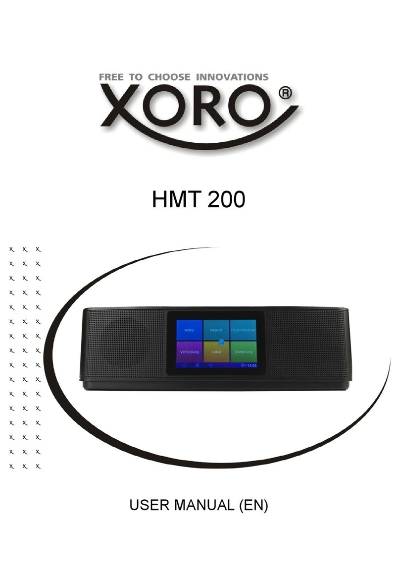 Xoro HMT 200 user manual