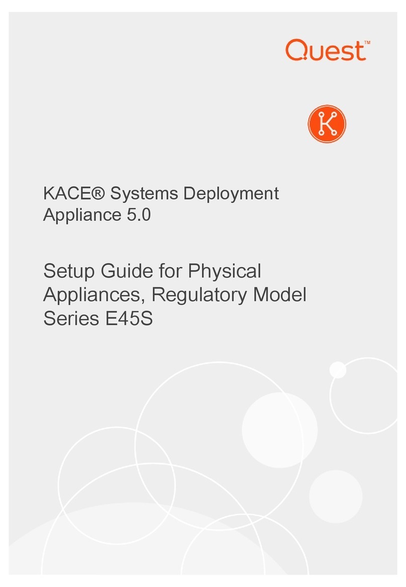 Quest Engineering KACE E45S Series Setup guide