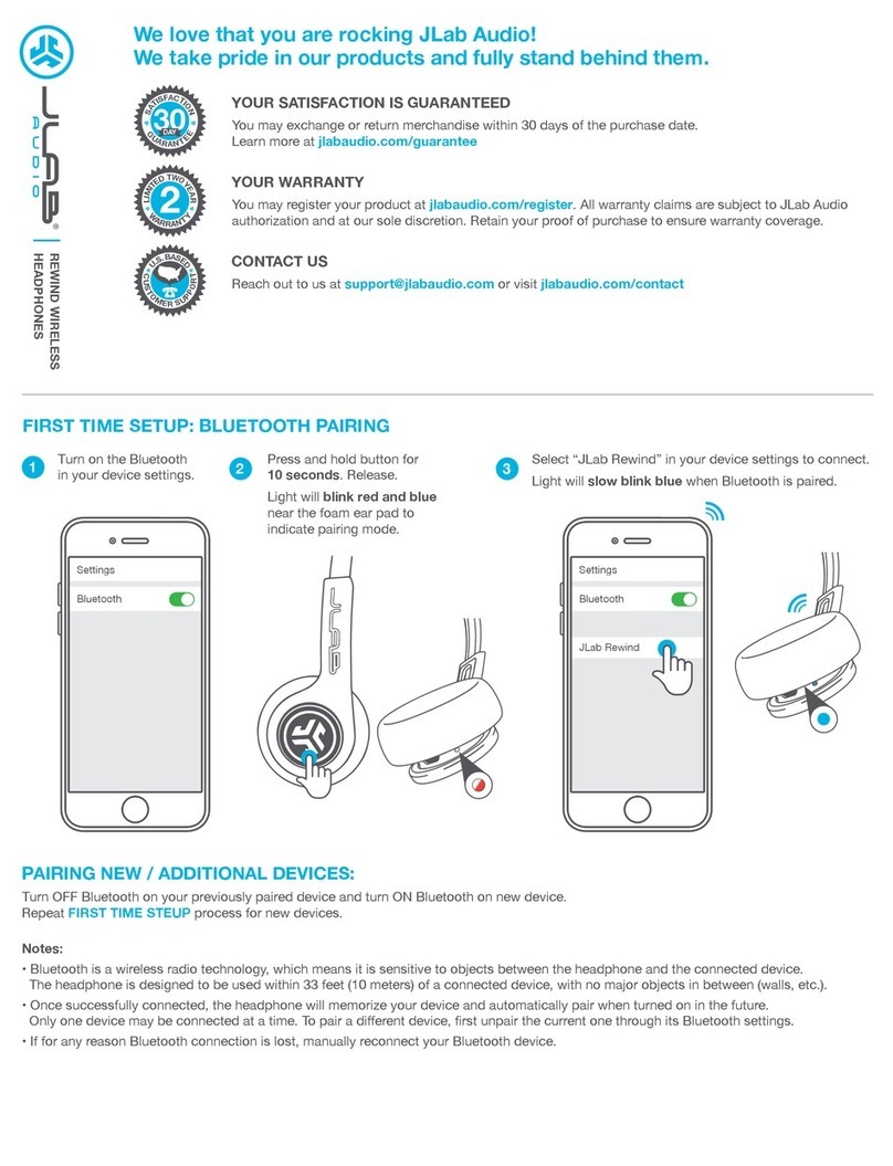 JLab Audio REWIND User manual