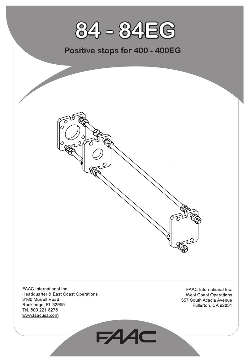 FAAC 84EG manual