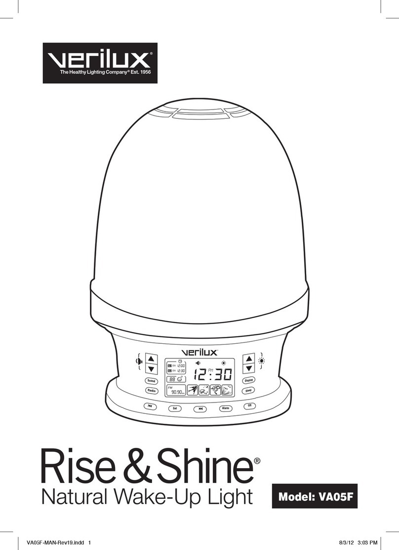 Verilux Rise & Shine VA05F manual