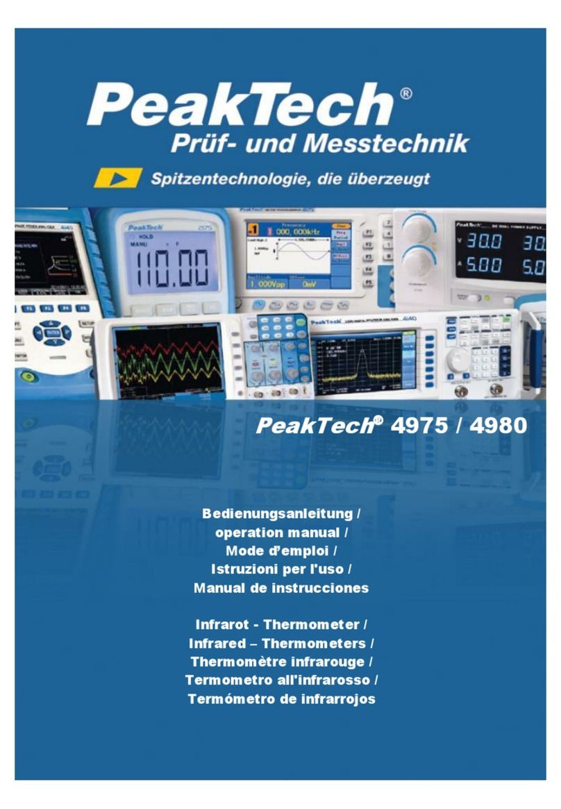 PeakTech 4975 User manual PeakTech 4975 User manual