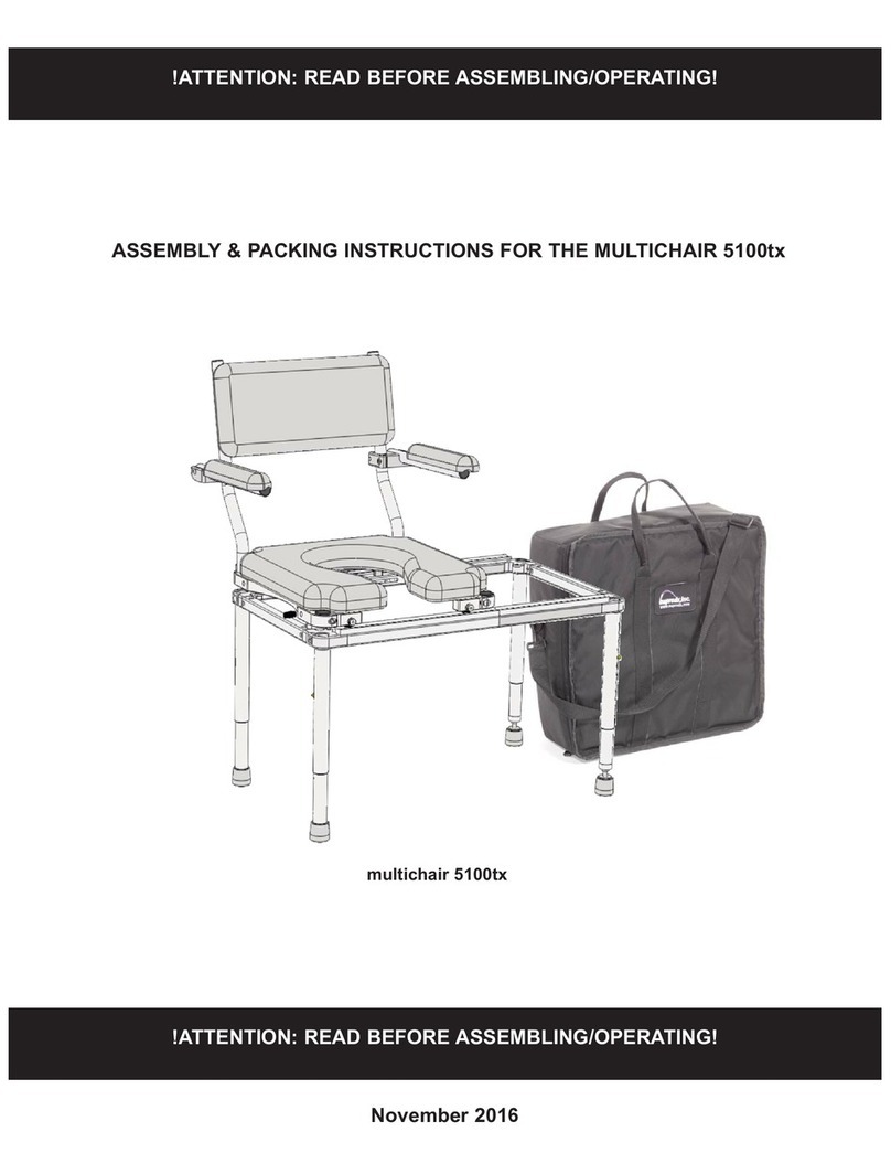 Nuprodx MULTICHAIR 5100tx ASSEMBLY & PACKING INSTRUCTIONS