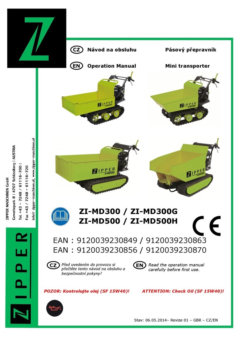 Zipper Mowers ZI-MD300G Operation manual