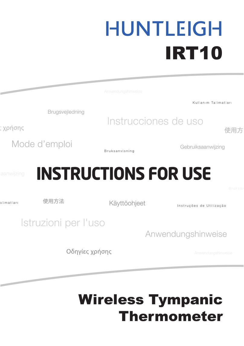 Huntleigh IRT10 Instructions for use