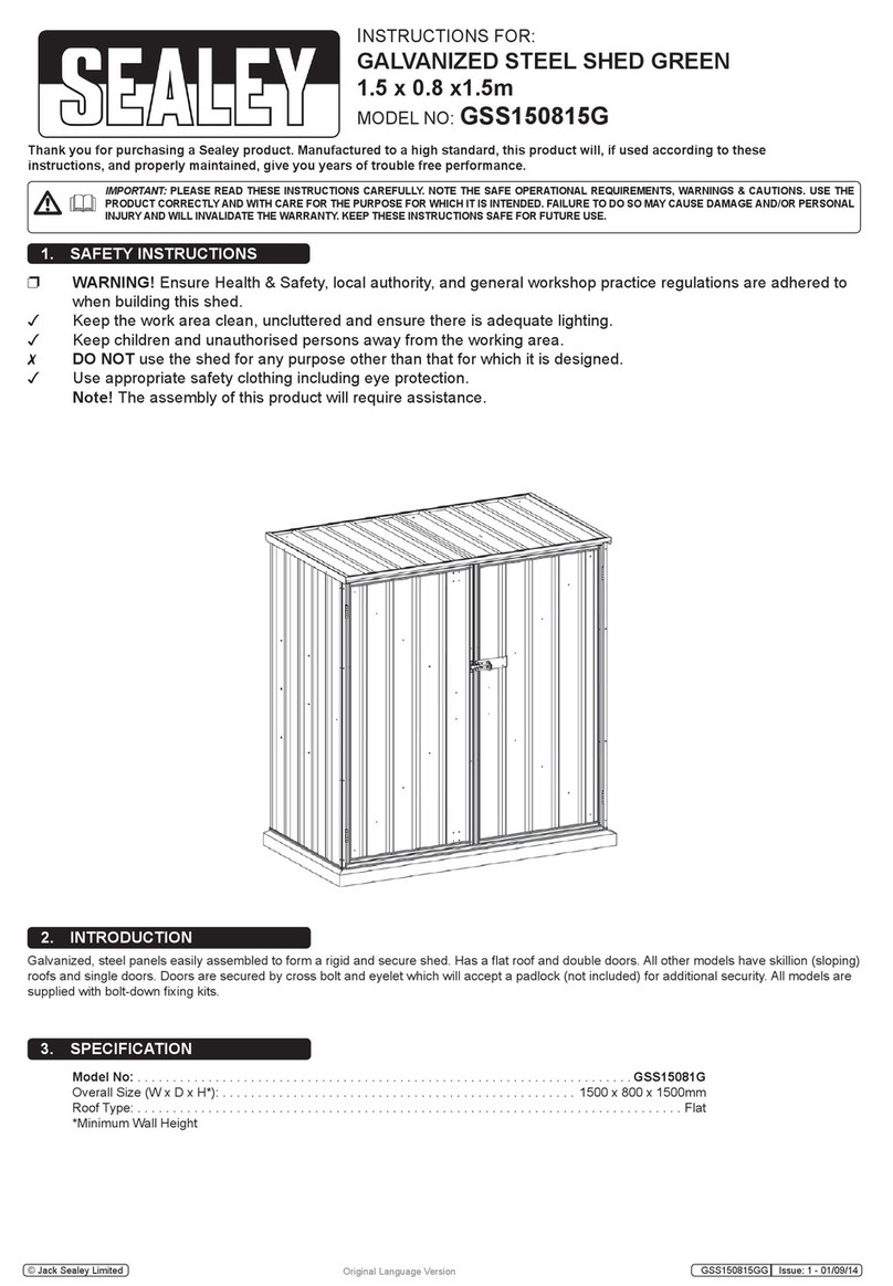 Sealey GSS150815G instructions