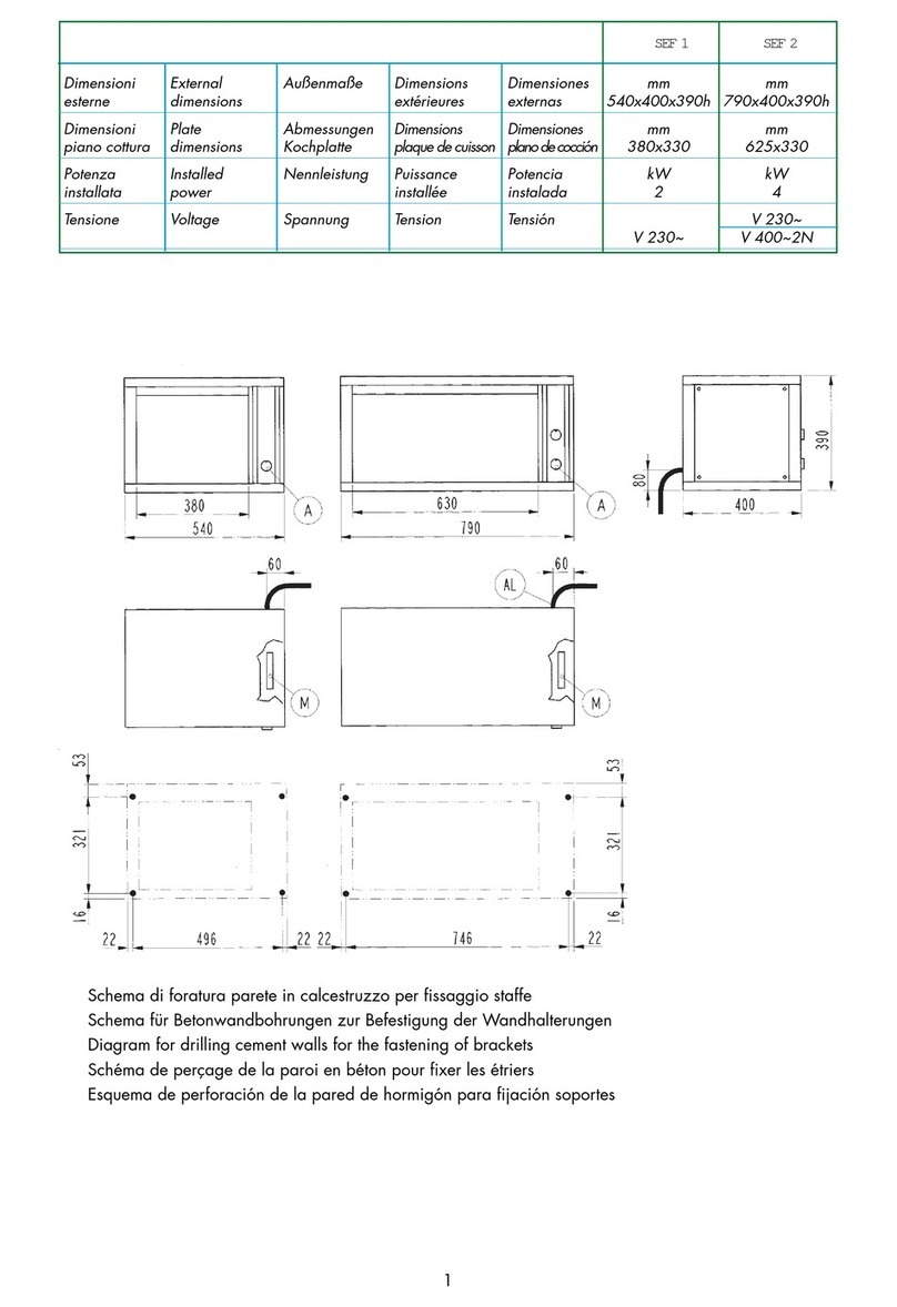 Tecnoinox SEF 1 User manual
